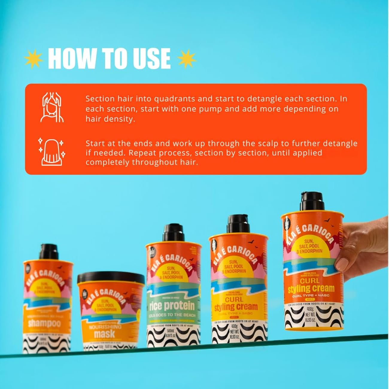 LOLA From Rio Ela E Carioca 4ABC Curl-Defining Cream 16.93oz