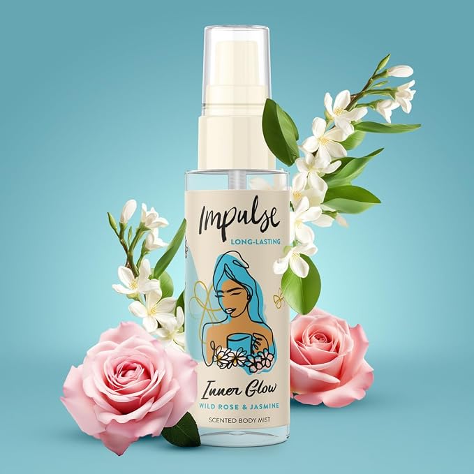 Impulse Inner Glow Wild Rose & Jasmine Body Mist 100ml