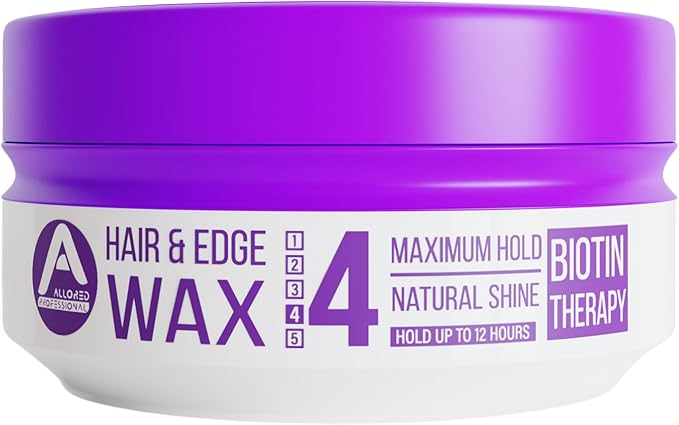 Allored Professional Biotin Therapy Hair Edge Styling Wax - Strong Hold Gummy Wax 150ml