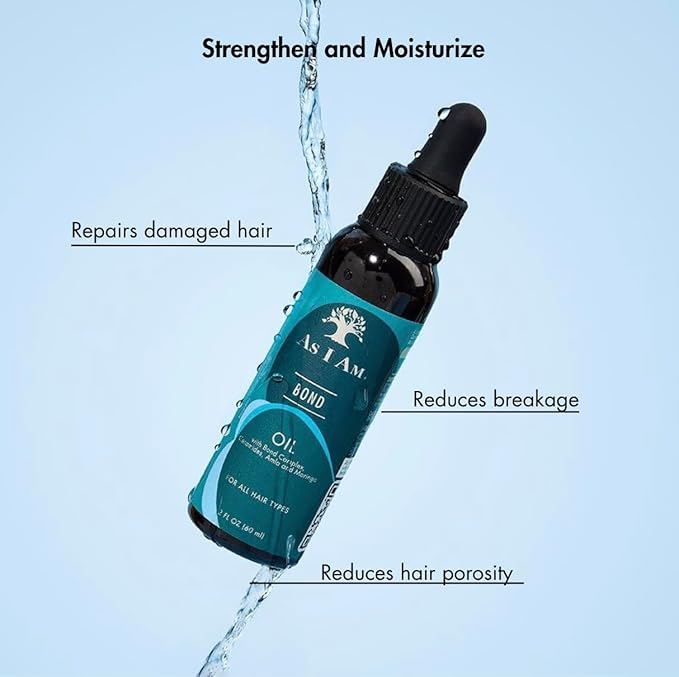 As I Am Bond Oil With Moringa, Amla, & Ceramides 2oz