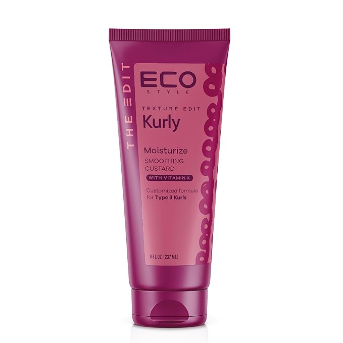 eco style ECO Style Texture Edit  Kurly Moisturize Smoothing Cream for Type 3 curly hair 8oz | CC Hair & Beauty Leeds