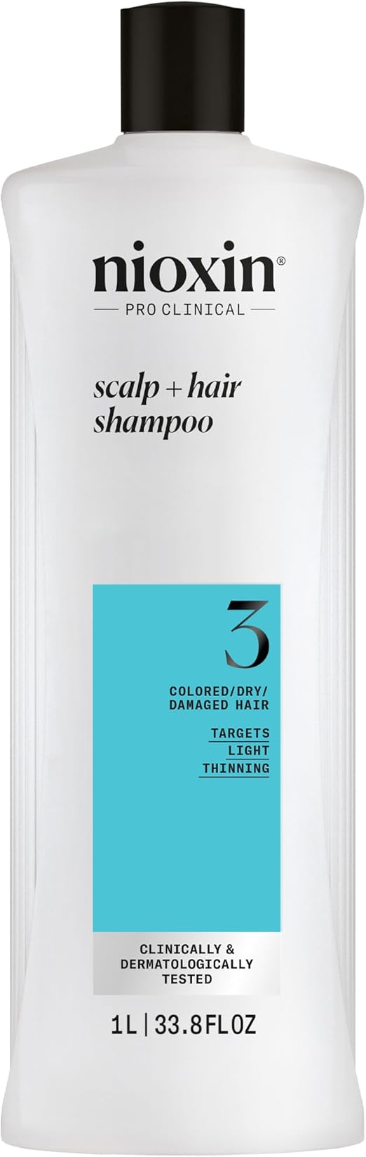 Nioxin System 3 Scalp & Hair Cleanser Shampoo 1000ml