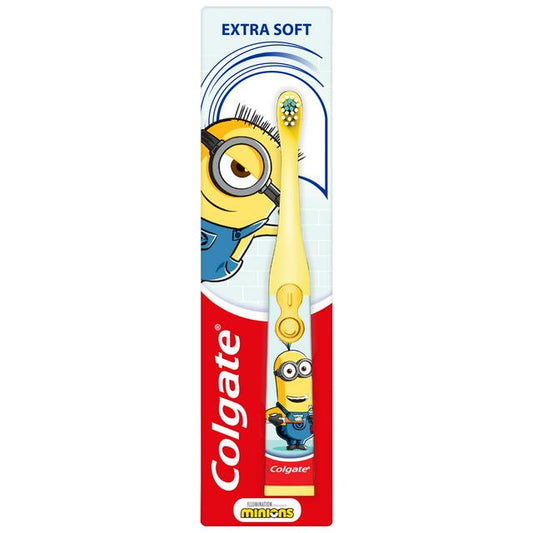 Colgate Kids Battery Toothbrush Extra Soft Minions 3+ Years