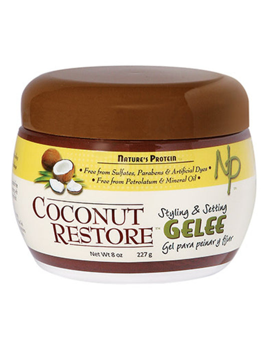 Nature's Protein Coconut Restore Styling & Setting Gelee 8oz