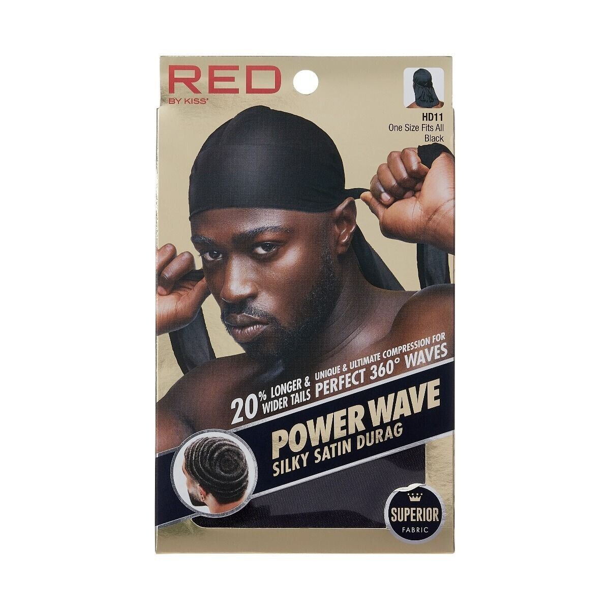 Red By Kiss Power Wave Silky Satin Durag