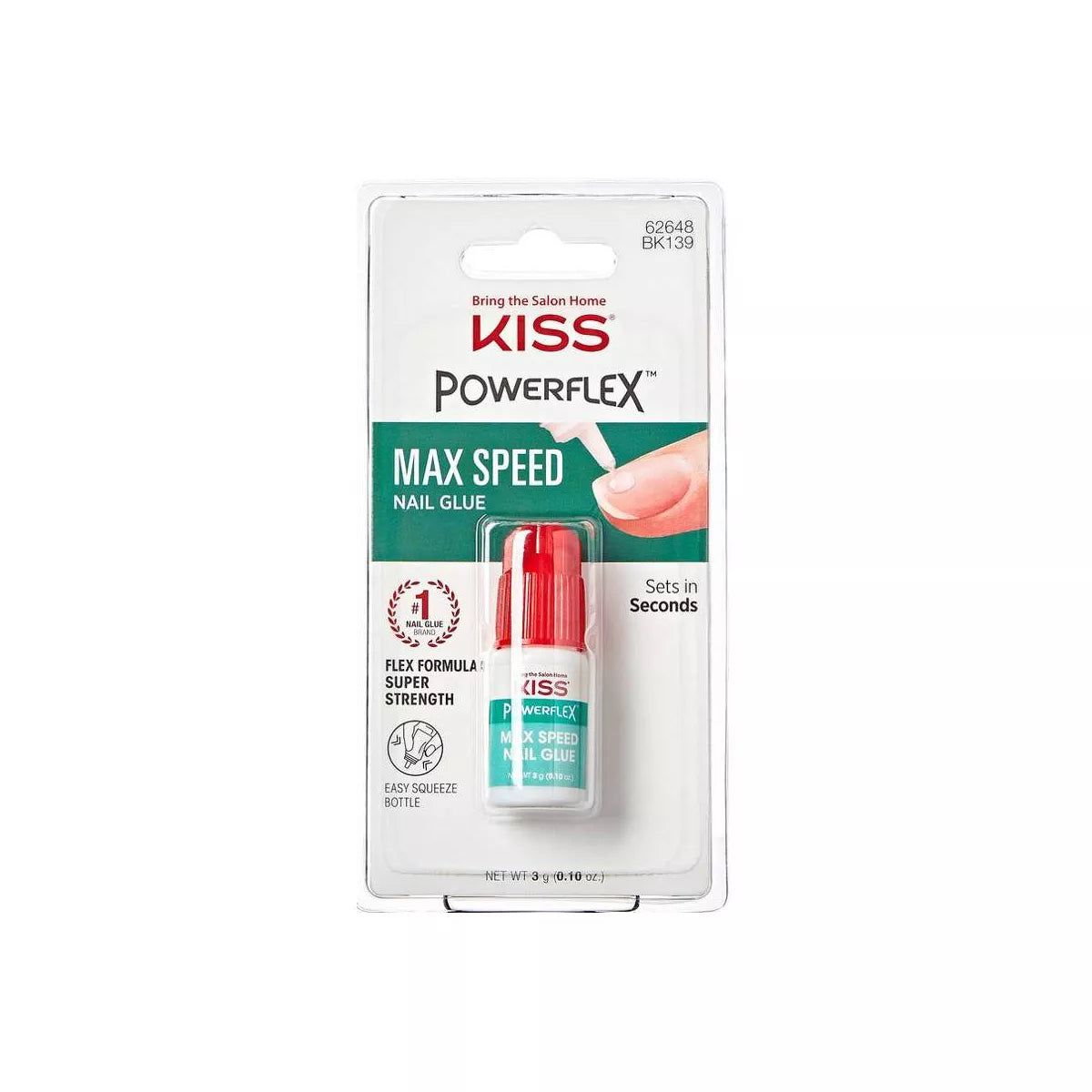 KISS PowerFlex Maximum Speed Nail Glue - 0.10oz