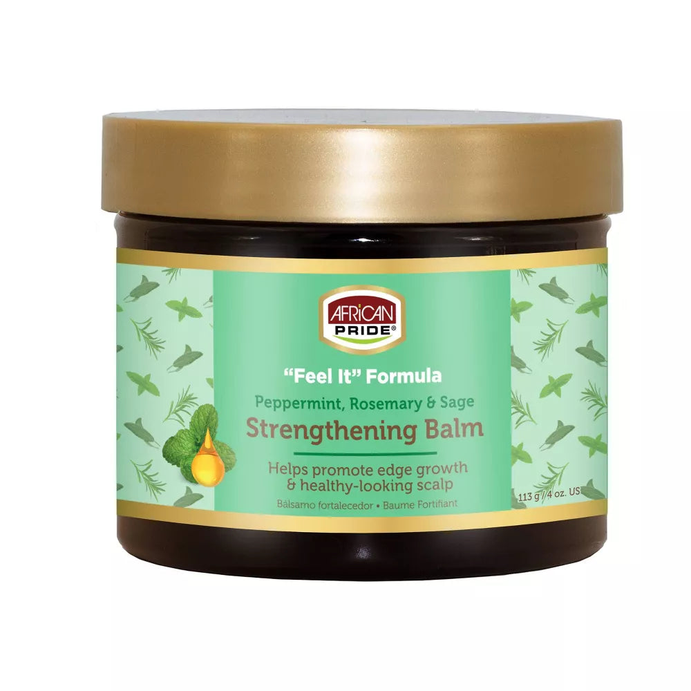 African Pride Feel It Formula Hair Strengthening Balm - 4oz