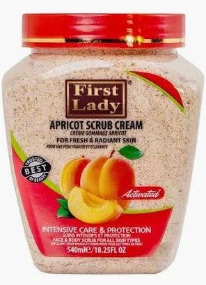 First Lady Activated Apricot Scrub Cream 540ml