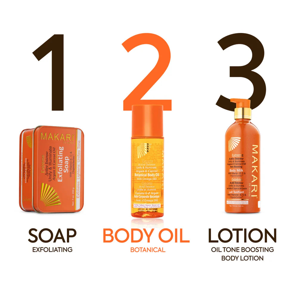 Makari Extreme Argan & Carrot Botanical Body Oil 125ml