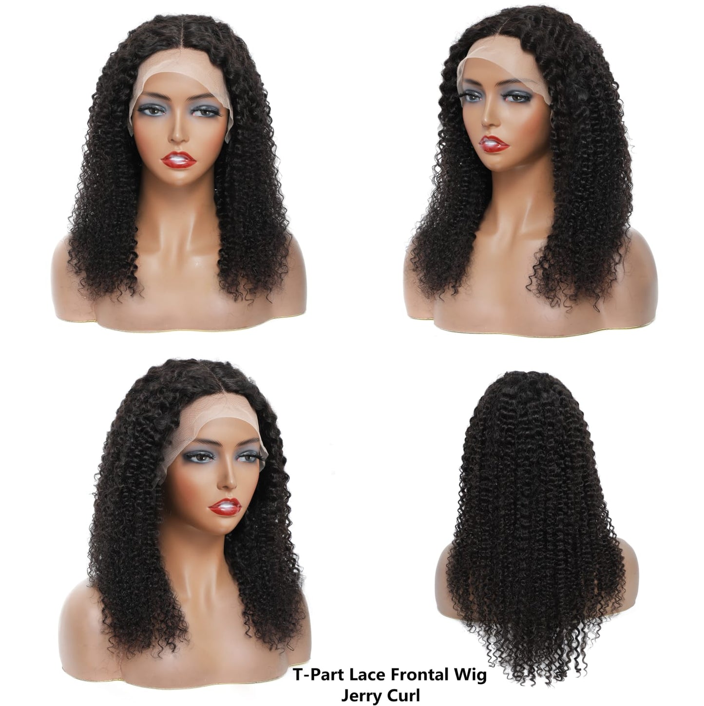 Dressmaker Brazillian Swiss Lace Wig 4x4 Lace Frontal - Jerry Curl