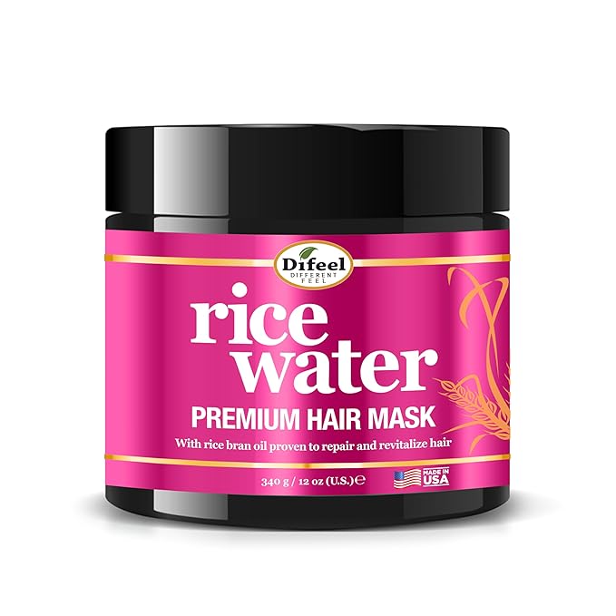 Difeel Rice Water Premium Hair Mask 12 oz