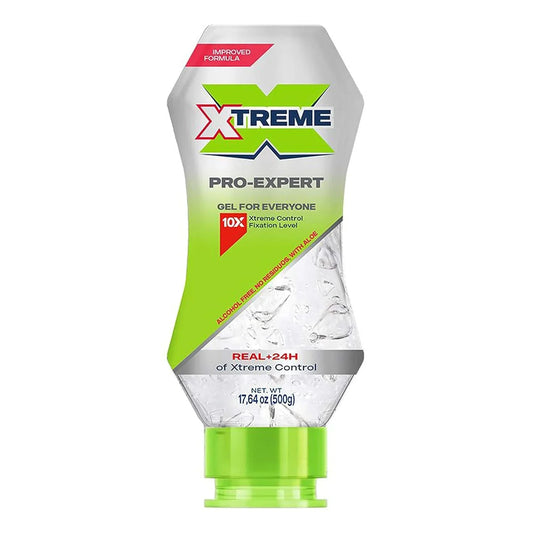 Xtreme Pro-Expert Clear Styling Hair Gel 24-Hours Xtreme Control With Aloe Vera 500ml