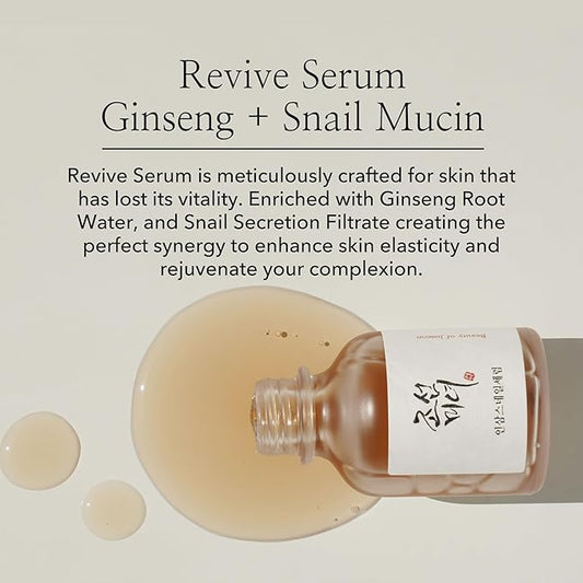 Beauty of Joseon Line Revive Serum Ginseng + Snail Mucin 30ml