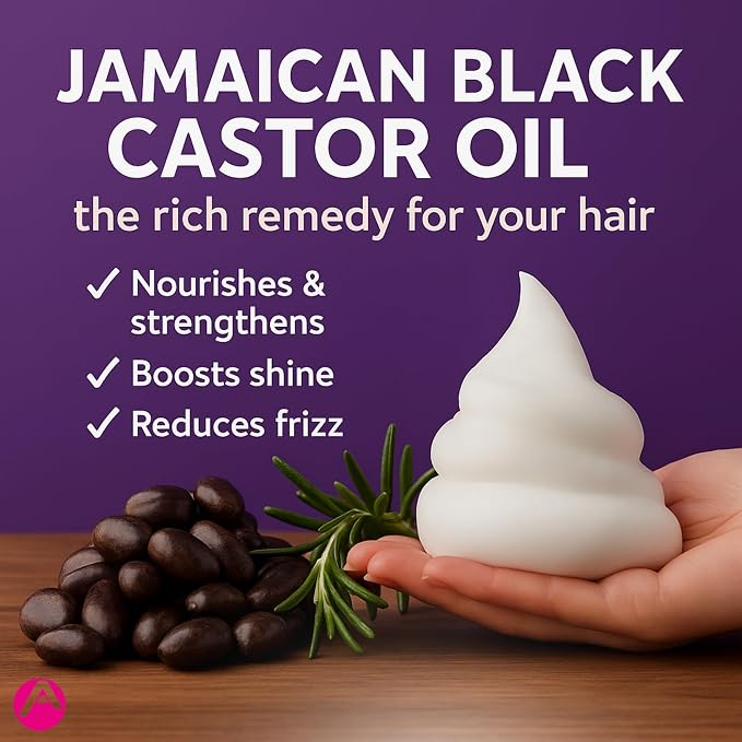 Allored Professional Jamaican Black Styling Foam Mousse with Castor Oil & Rosemary 200ml - product detail | CC Hair & Beauty UK