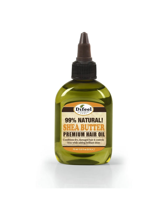 Difeel Shea Butter Oil Premium Natural Hair Oil-2.5Oz