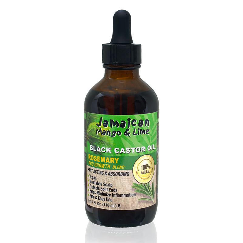 Jamaican Mango & Lime Black Castor Oil, Rosemary - 4 Oz