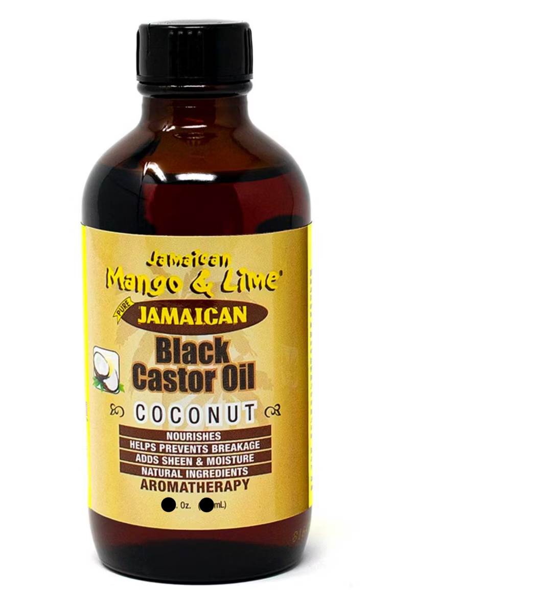 Jamaican M&L Black Castor Oil Coconut 8oz.