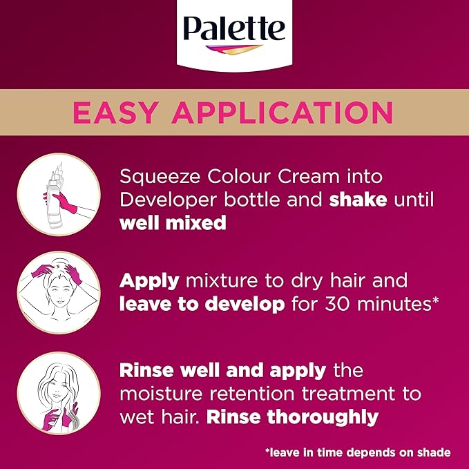 Palette Deluxe Creme Colouration Black Hair Dye