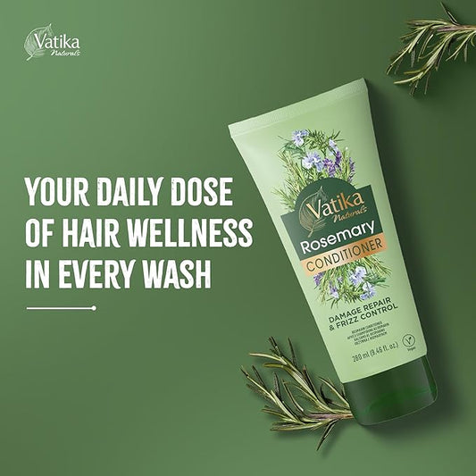 Vatika Rosemary Conditioner - Damage Repair & Frizz Control 280ml