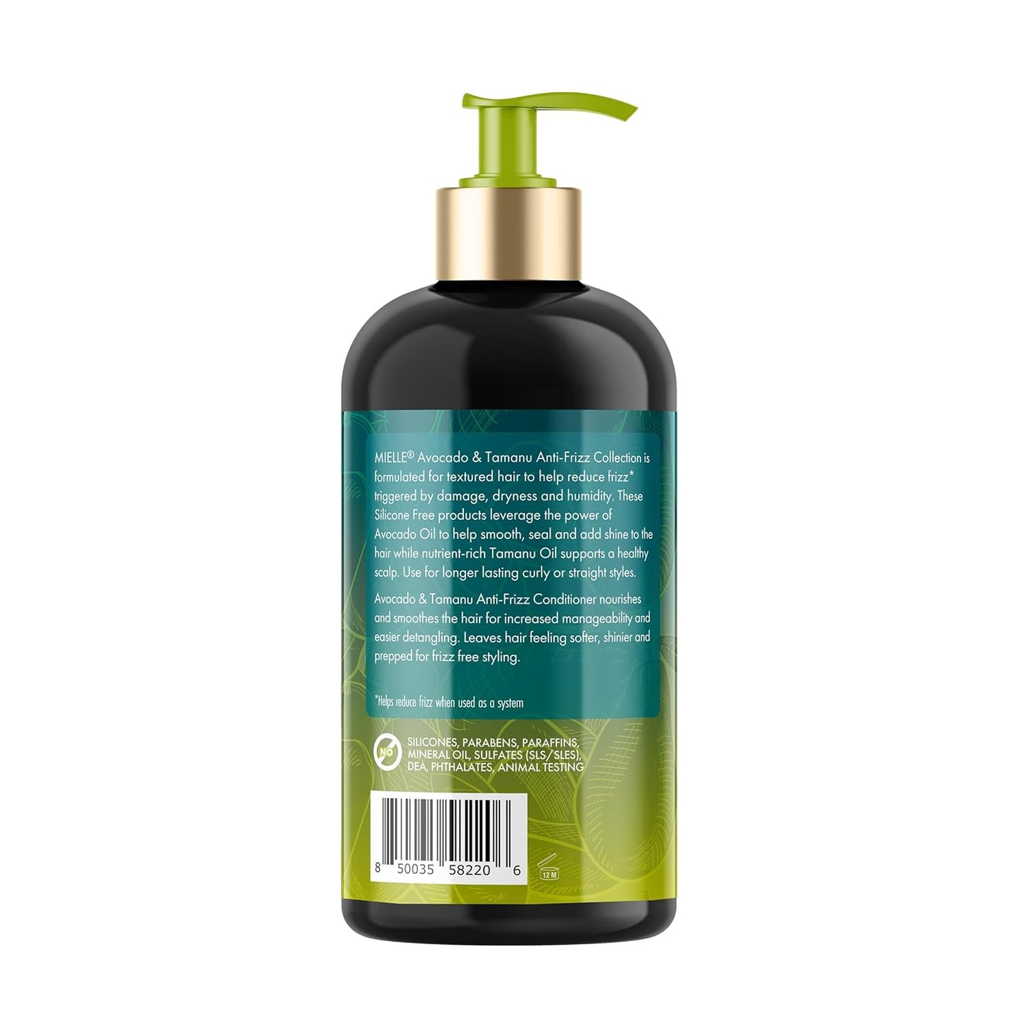 Mielle Organics Avocado & Tamanu Anti Frizz Conditioner 355ml