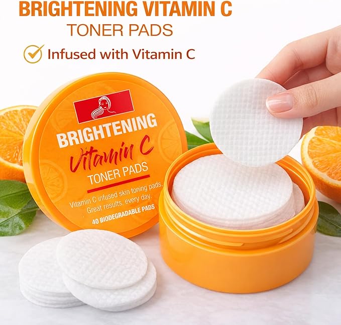 Beauty Formulas Brightening Vitamin C Toner 40x Pads