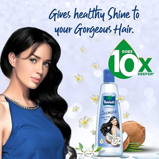 Parachute Advanced Jasmine Coconut Herbal Hair Non Sticky Oil 300ml