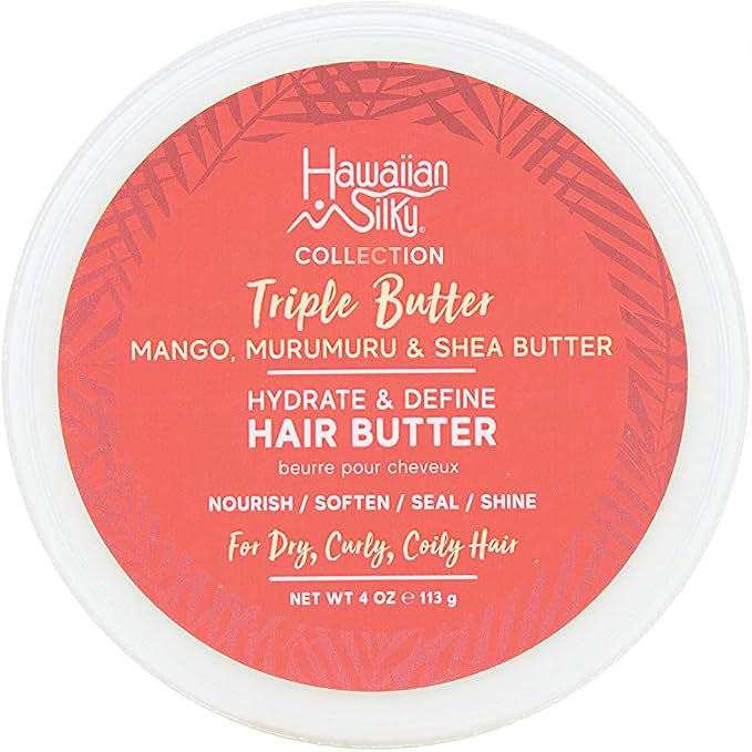 Hawaiian Silky Mango and Murumuru Butter Hydrate & Define Hair Butter 4 Oz