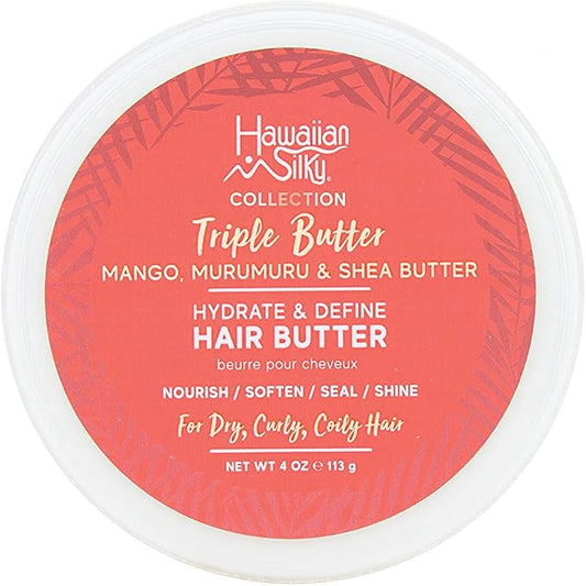 Hawaiian Silky Mango and Murumuru Butter Hydrate & Define Hair Butter 4 Oz