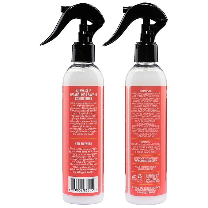 Camille Rose Guava Slip Detangling Leave-In Conditioner 236ml/8oz