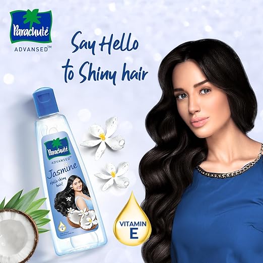 Parachute Advanced Jasmine Coconut Herbal Hair Non Sticky Oil 300ml