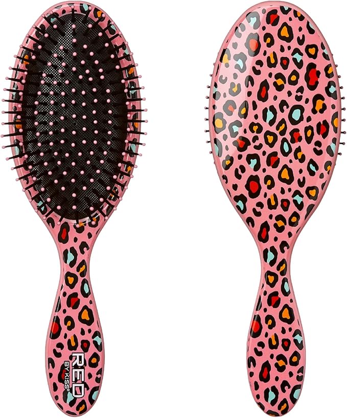 Red by Kiss Designed Brush, Easy Hair Detangling & Styling, Scalp Massage