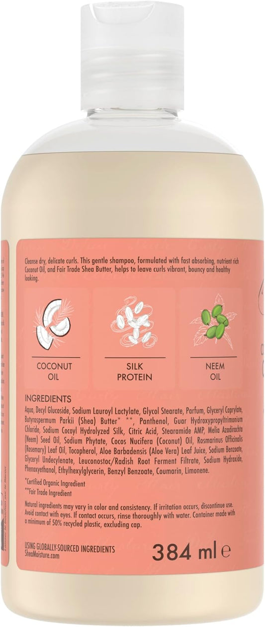 Shea Moisture Coconut & Hibiscus Curl & Shine 2 Pack Shampoo Set-2x13 Oz | CC Hair & Beauty UK