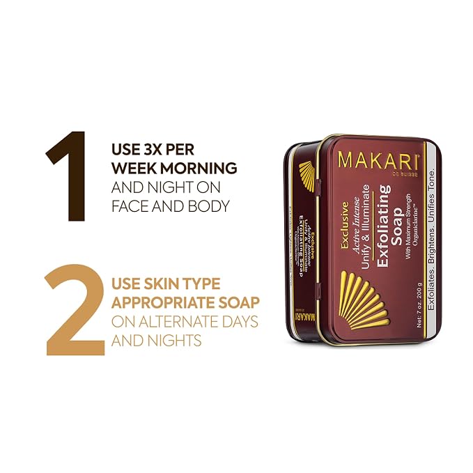 MAKARI Exclusive Active Intense Exfoliating Soap 7oz