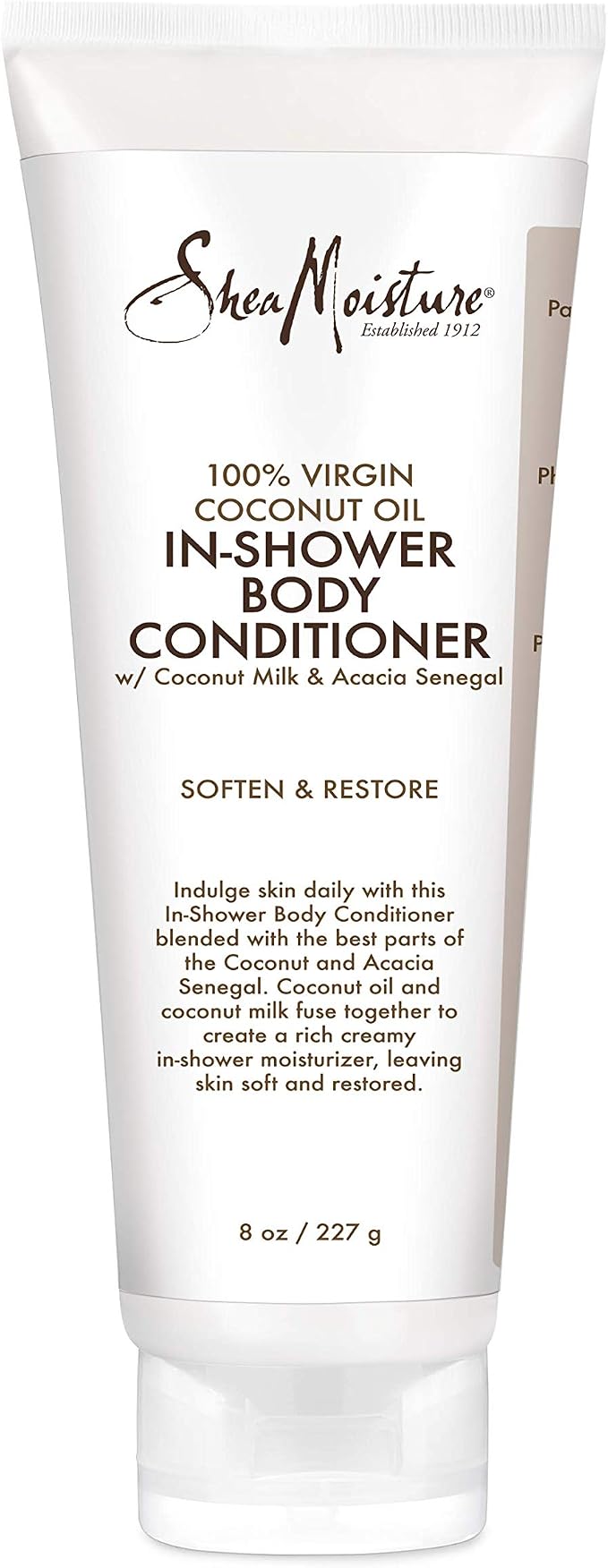 SheaMoisture 100% Virgin Coconut Oil In-Shower Body Conditioner 8Oz