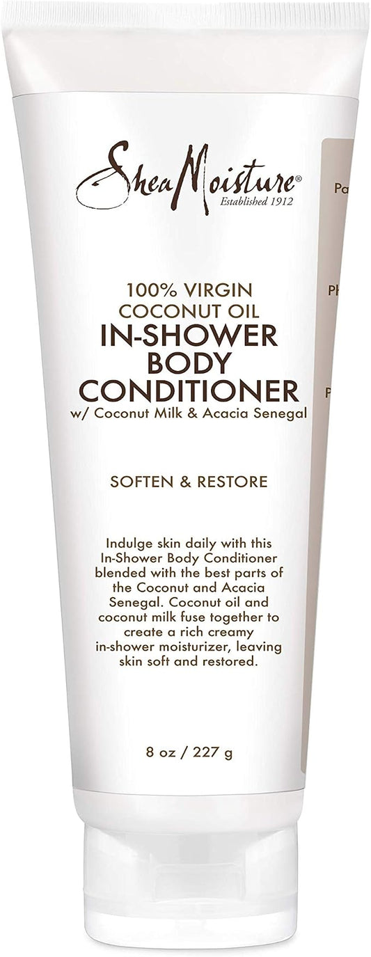 SheaMoisture 100% Virgin Coconut Oil In-Shower Body Conditioner 8Oz