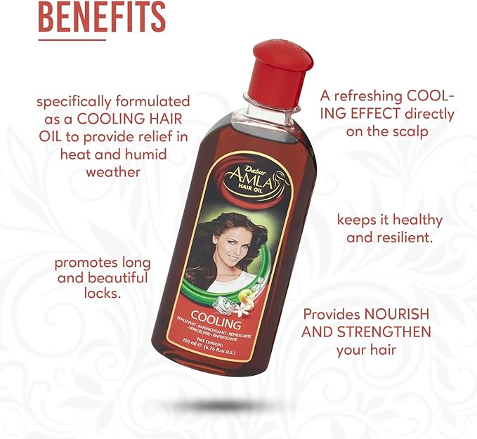 Dabur Amla Hair Oil Cooling 200ml