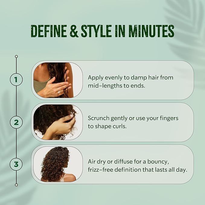 Vatika Naturals Curls AQUABOOST Curl Defining Mousse 207ml | CC Hair & Beauty UK