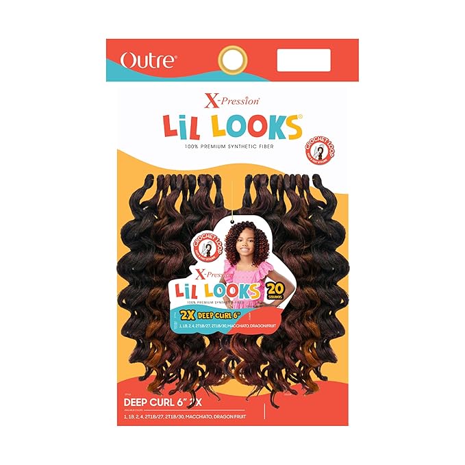 Outre X-Pression Lil Looks 2X DEEP CURL 6"