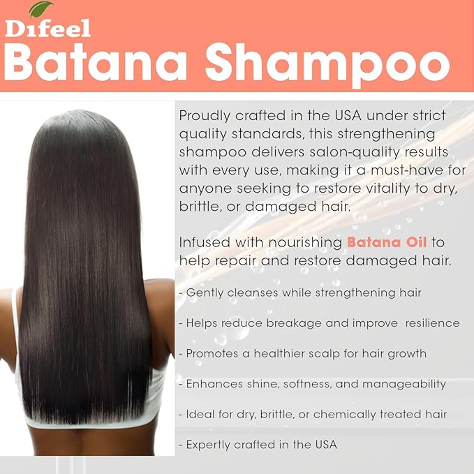 Difeel Batana Strengthening Sulfate Free Shampoo