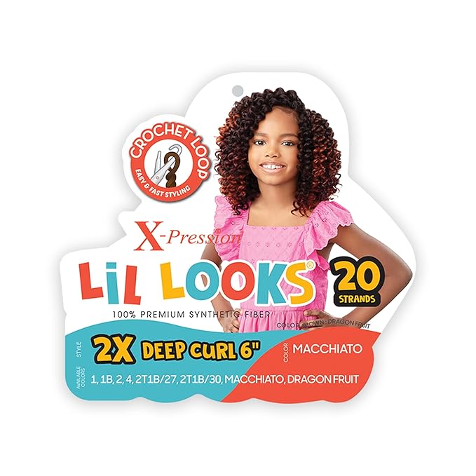 Outre X-Pression Lil Looks 2X DEEP CURL 6"