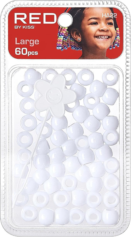 RED By Kiss 60 Large Pieces Hair Beads
