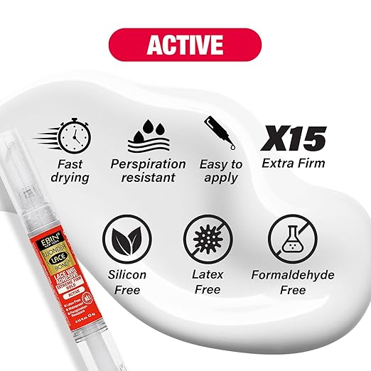Ebin New York Wonder Lace Bond Silicone Pen Type Active Extreme Firm Hold 4g