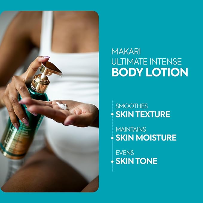Makari Ultimate Intense Blue Crystal Skin Reviving Body Lotion 16.8 oz