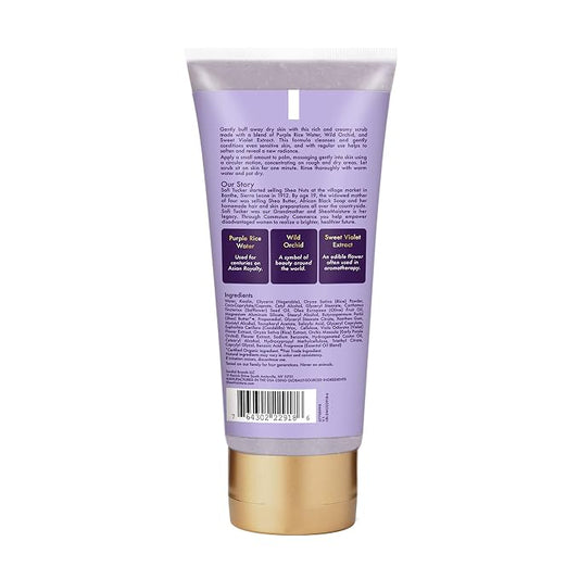 SheaMoisture Purple Rice Water Velvet Skin Rice Scrub Exfoliating Scrub 6oz