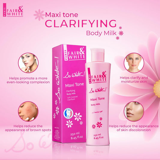 Fair & White So White Maxi Tone Clarifying Body Milk 250ml
