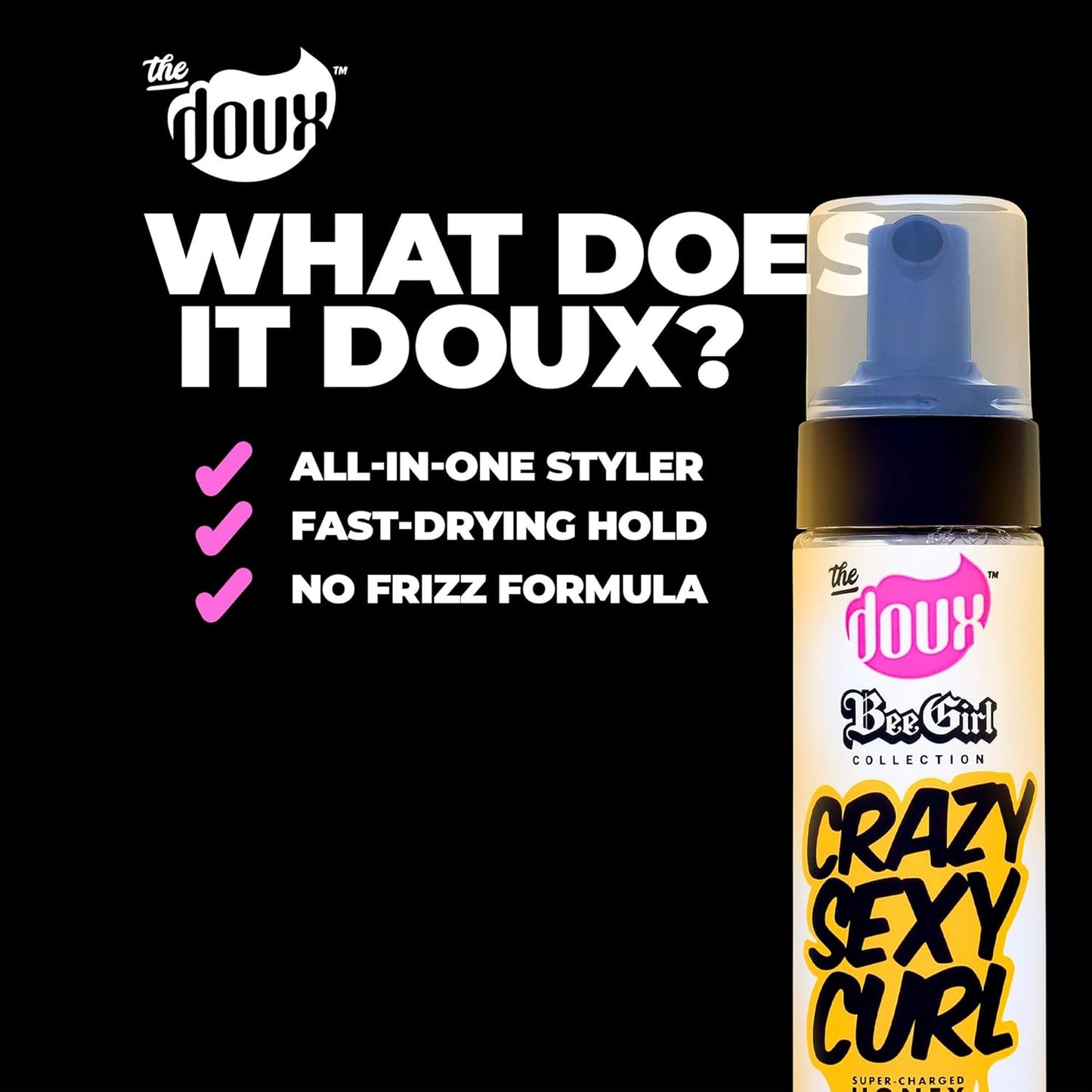 The Doux Crazy Sexy Curl Honey Setting Foam 207ml