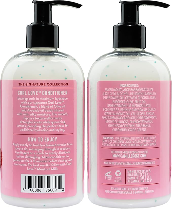 Camille Rose Curl Love Moisturizing Conditioner 12oz