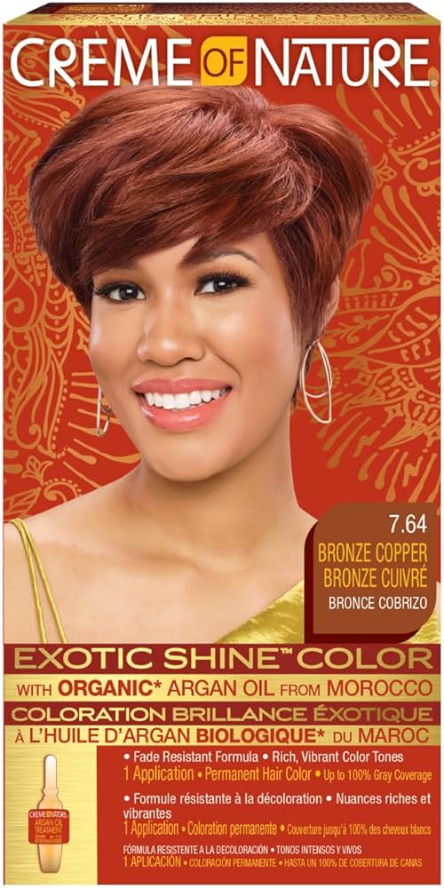 Creme Of Nature Exotic Shine Permanent Hair Dye With Argan Oil