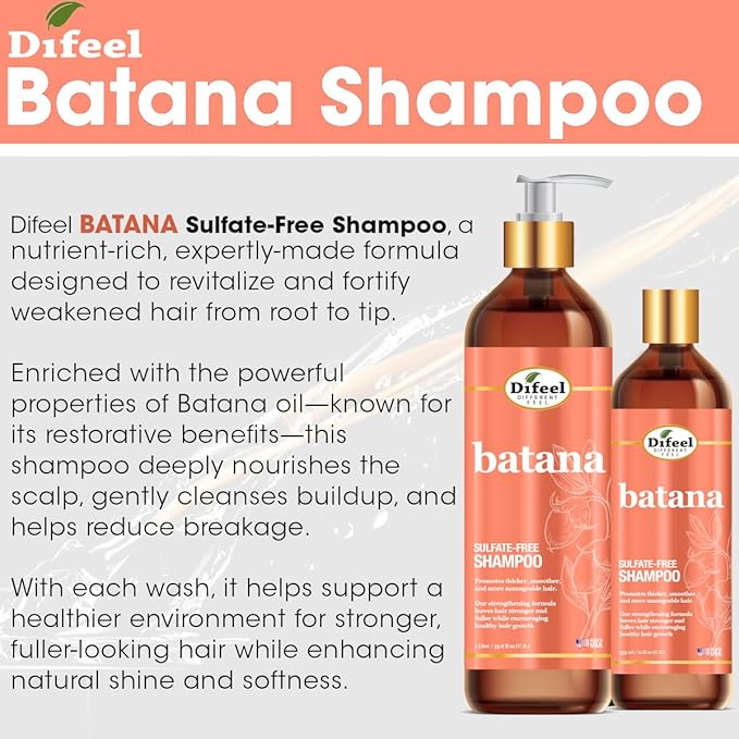 Difeel Batana Strengthening Sulfate Free Shampoo