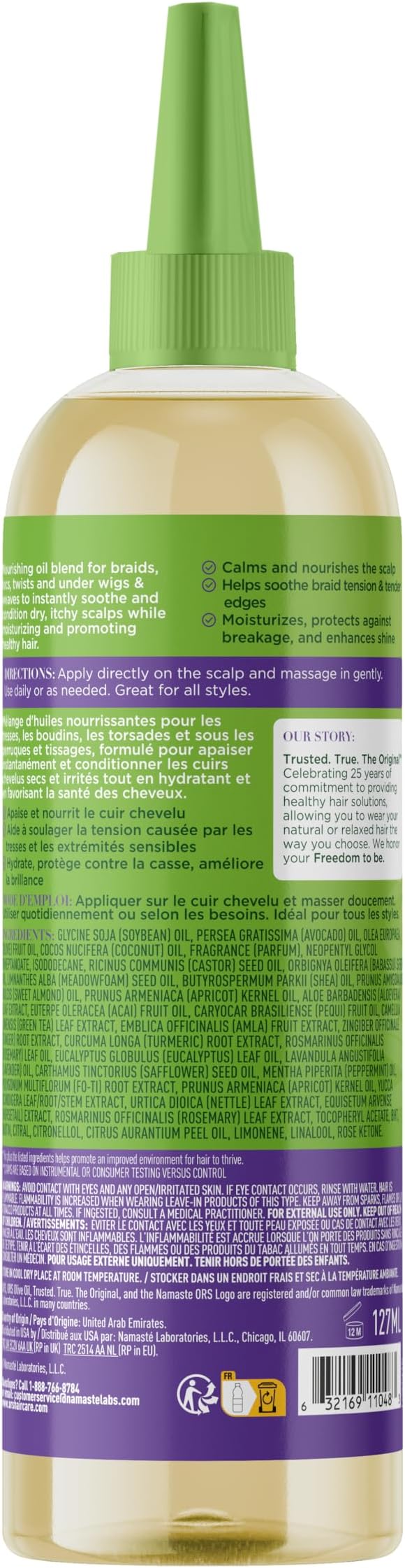 Organic Root Stimulator Olive Oil Nourishing Exotic Scalp Oil 4.3 oz